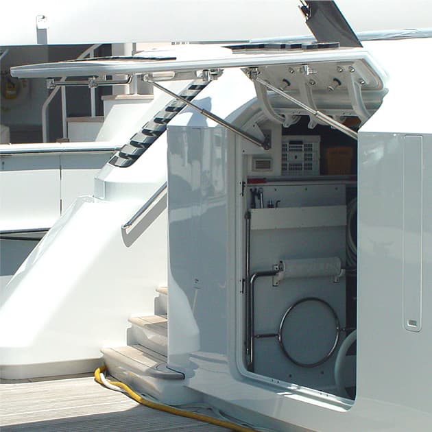 Yacht Hatch Gas Springs