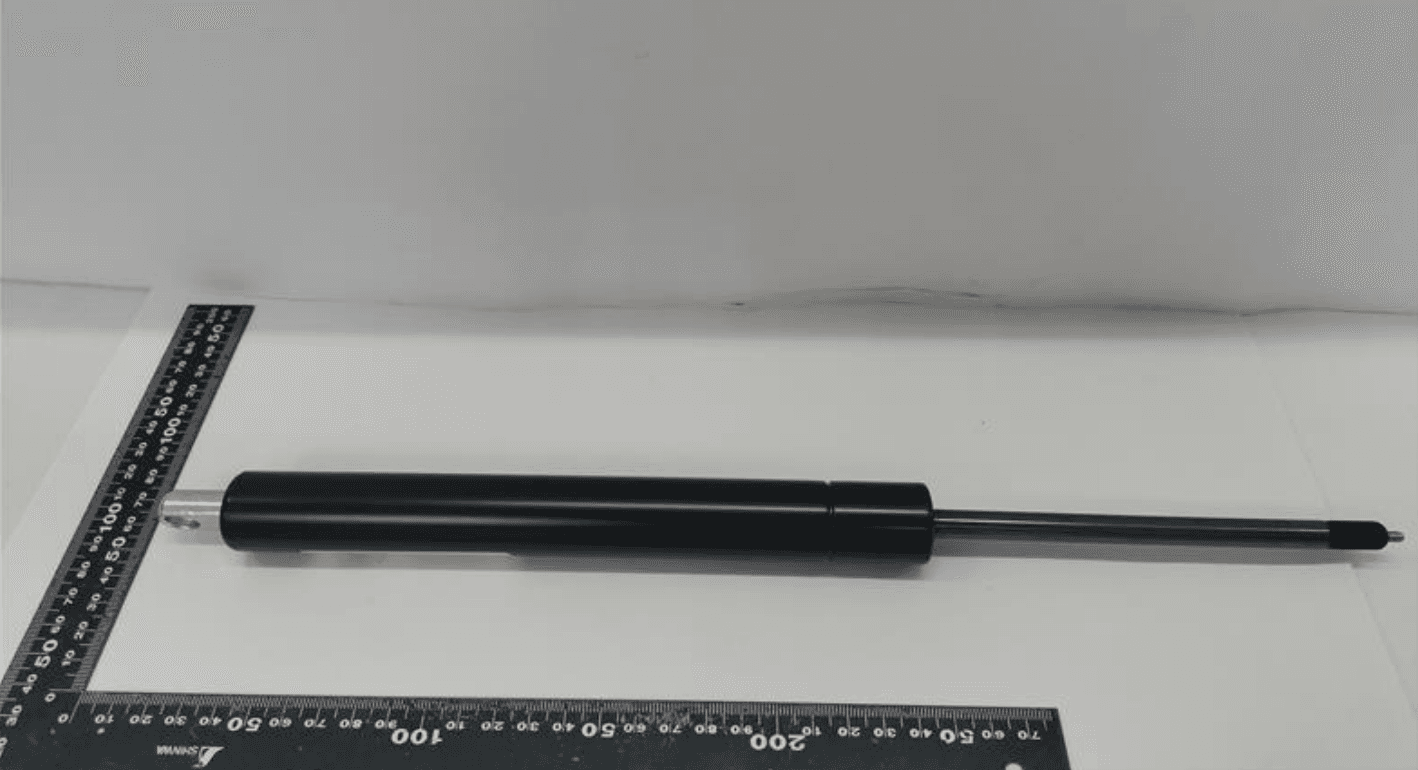 DK gas spring model KQ10/28-120-390-400N tested for RoHS compliance by SGS with all 6 substances passed