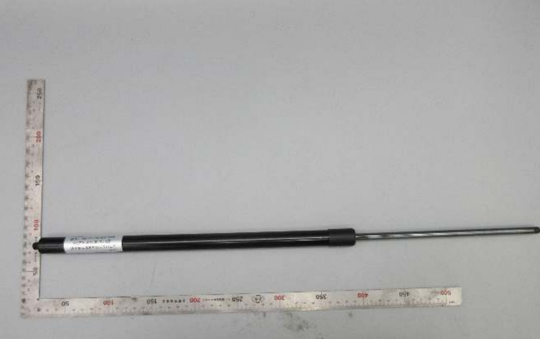Gas spring sample after 96 hours salt spray test